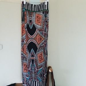 Maxi skirt and crop set